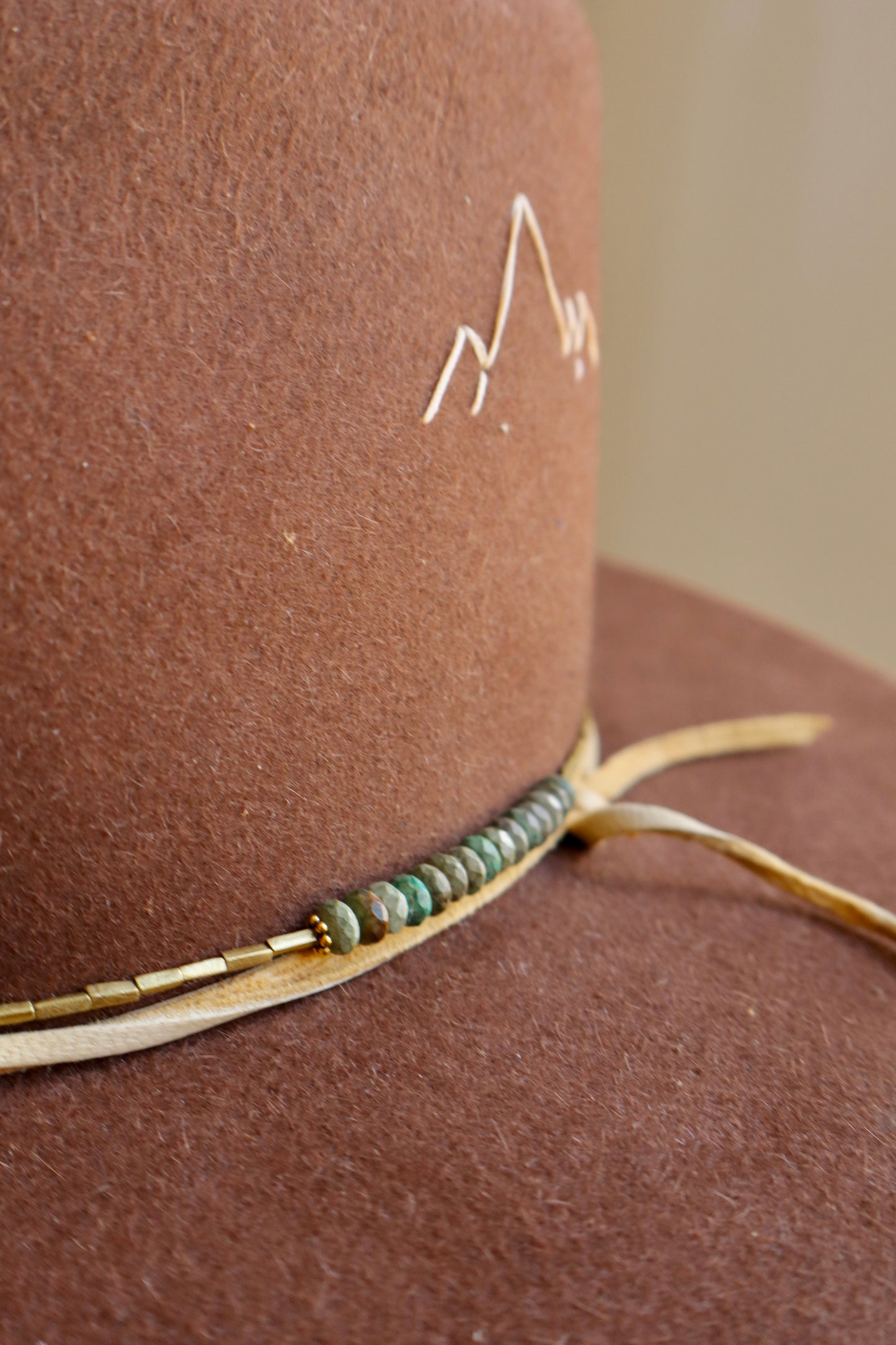 Stone Hat Adornment