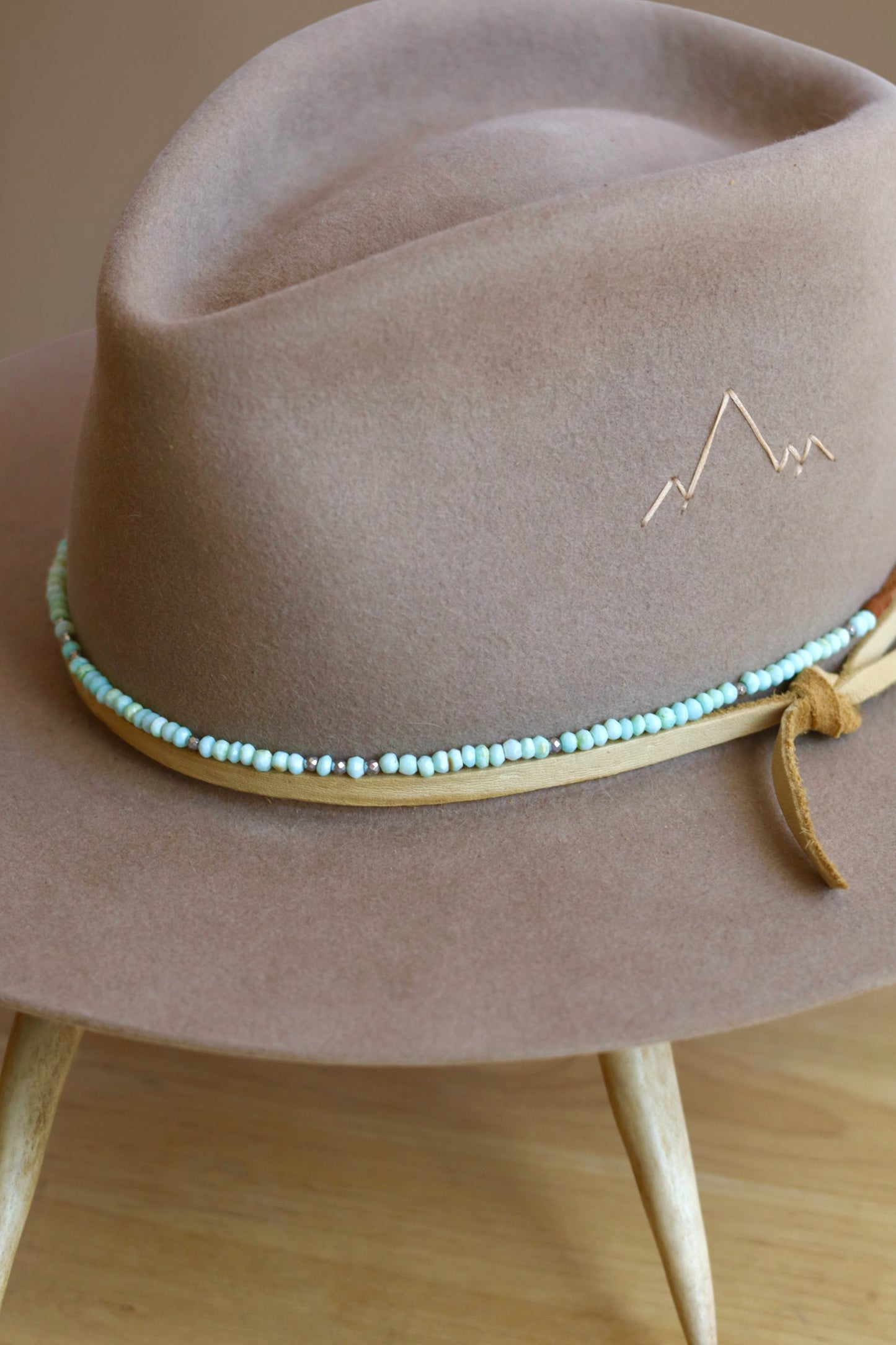 Blue Opal Hat Band