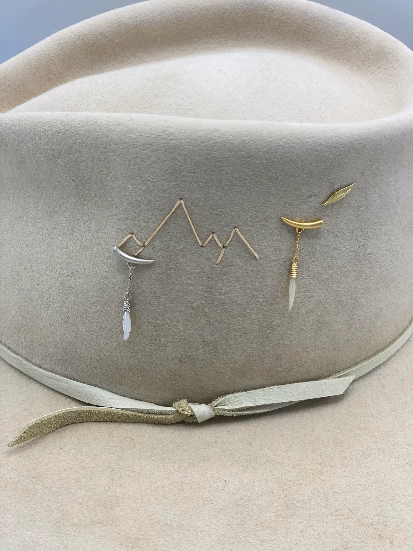 Shard with Carved Mini Feather