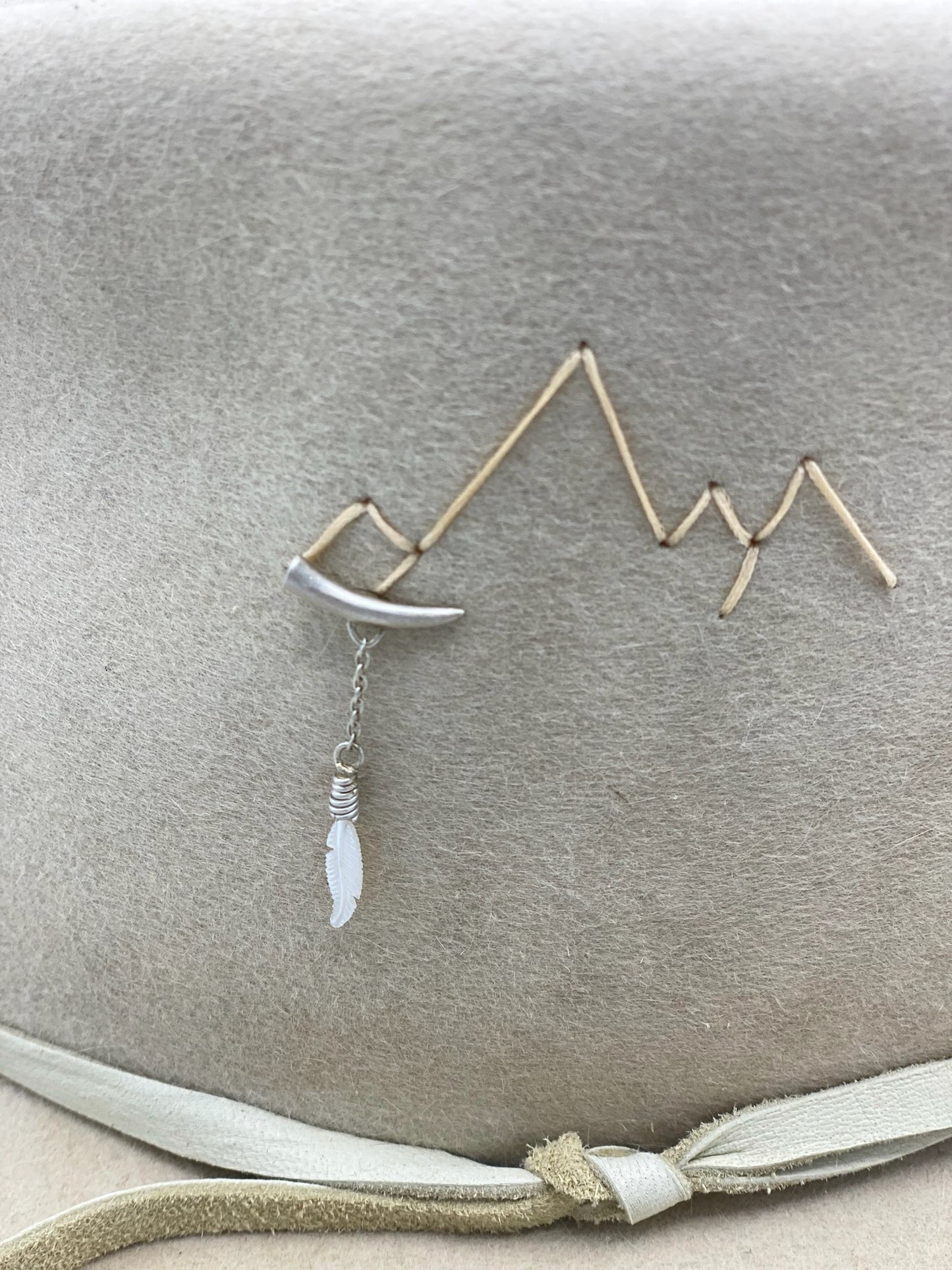 Shard with Carved Mini Feather
