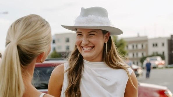 JW Bennett Real Bride: A Modern “Something Blue” in a Custom JW Bennett Hat