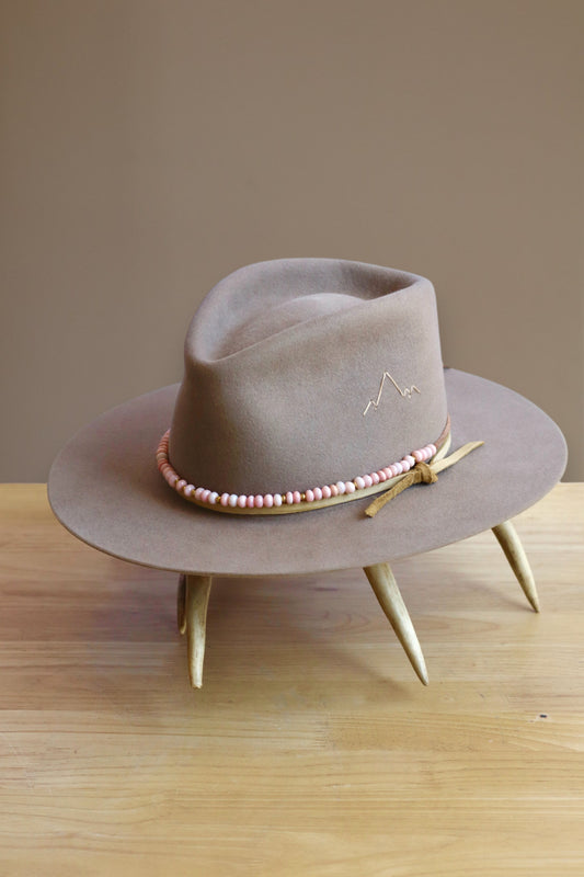 Pink Opal Hat Band