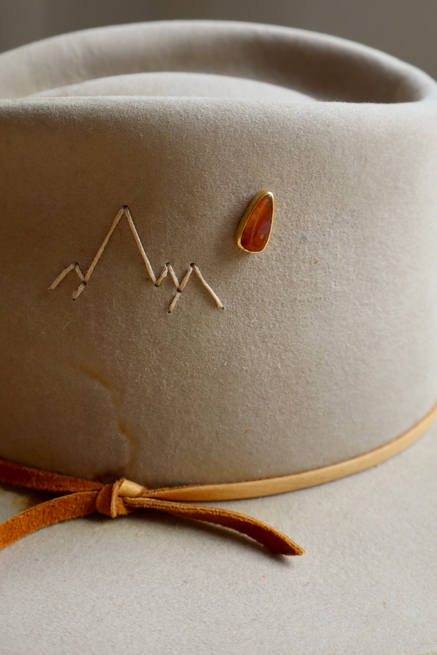 Carnelian Oval Pin